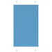 Plissé rolgordijn 75x100 cm stofbreedte 74,4 cm polyester blauw