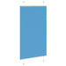 Plissé rolgordijn 75x100 cm stofbreedte 74,4 cm polyester blauw