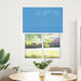 Plissé rolgordijn 90x100 cm stofbreedte 89,4 cm polyester blauw