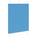 Plissé rolgordijn 105x100cm stofbreedte 104,4cm polyester blauw