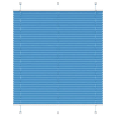 Plissé rolgordijn 115x100cm stofbreedte 114,4cm polyester blauw