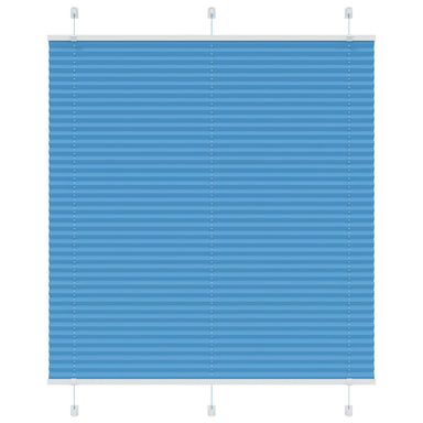 Plissé rolgordijn 120x100cm stofbreedte 119,4cm polyester blauw