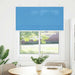 Plissé rolgordijn 120x100cm stofbreedte 119,4cm polyester blauw