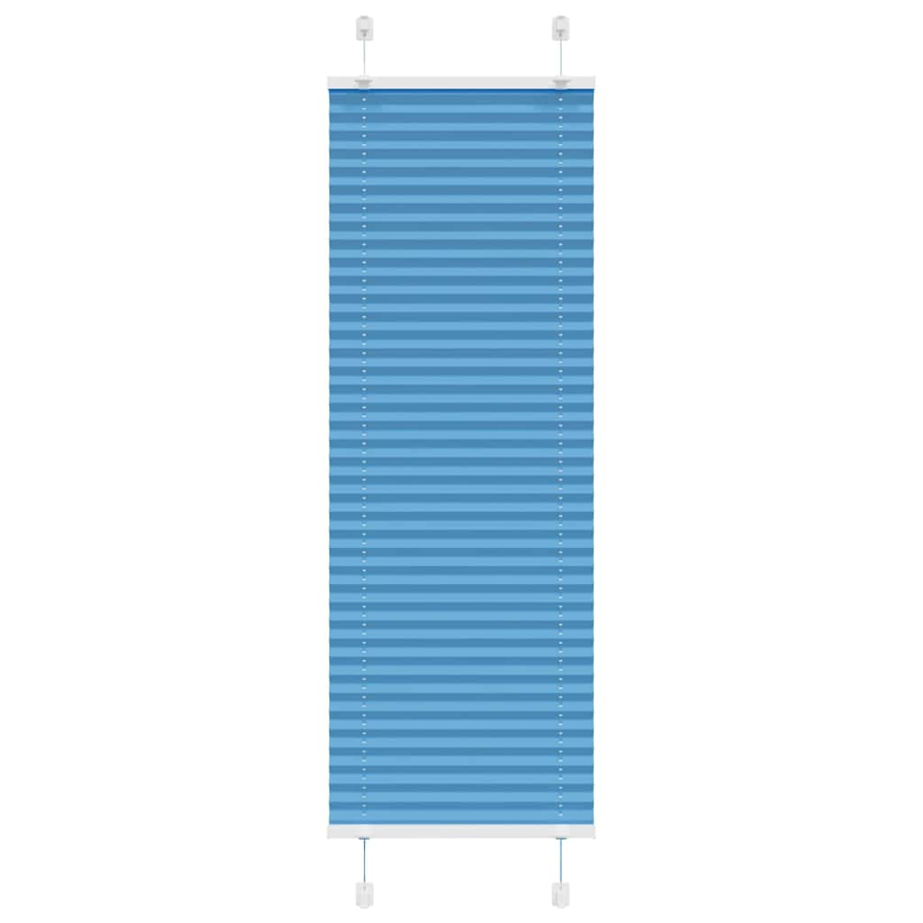 Plissé rolgordijn 45x150 cm stofbreedte 44,4 cm polyester blauw