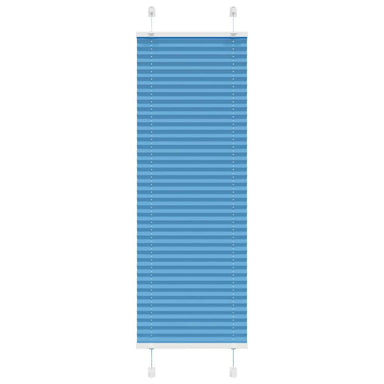 Plissé rolgordijn 50x150 cm stofbreedte 49,4 cm polyester blauw
