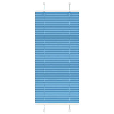 Plissé rolgordijn 55x150 cm stofbreedte 54,4 cm polyester blauw