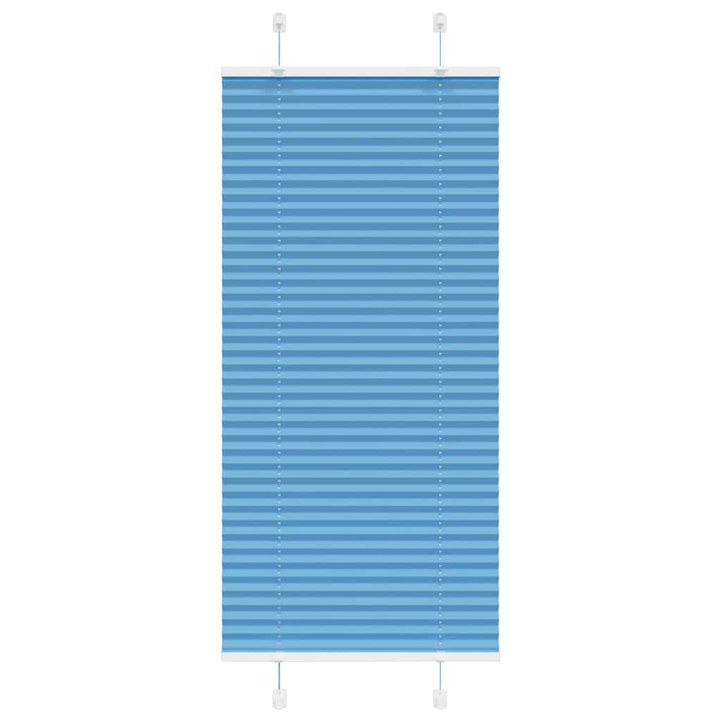 Plissé rolgordijn 65x150 cm stofbreedte 64,4 cm polyester blauw