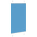 Plissé rolgordijn 75x150 cm stofbreedte 74,4 cm polyester blauw