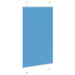 Plissé rolgordijn 75x150 cm stofbreedte 74,4 cm polyester blauw