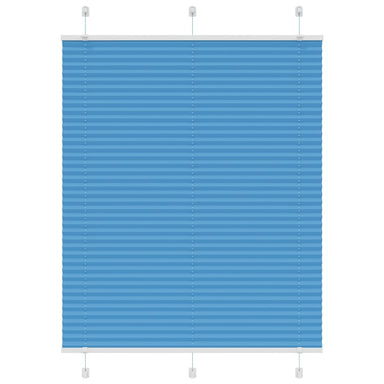 Plissé rolgordijn 105x150cm stofbreedte 104,4cm polyester blauw