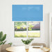 Plissé rolgordijn 110x150cm stofbreedte 109,4cm polyester blauw