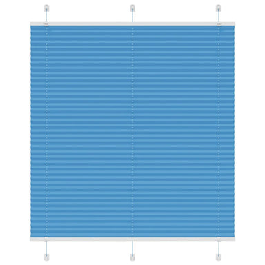 Plissé rolgordijn 115x150cm stofbreedte 114,4cm polyester blauw