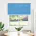 Plissé rolgordijn 115x150cm stofbreedte 114,4cm polyester blauw