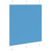 Plissé rolgordijn 115x150cm stofbreedte 114,4cm polyester blauw