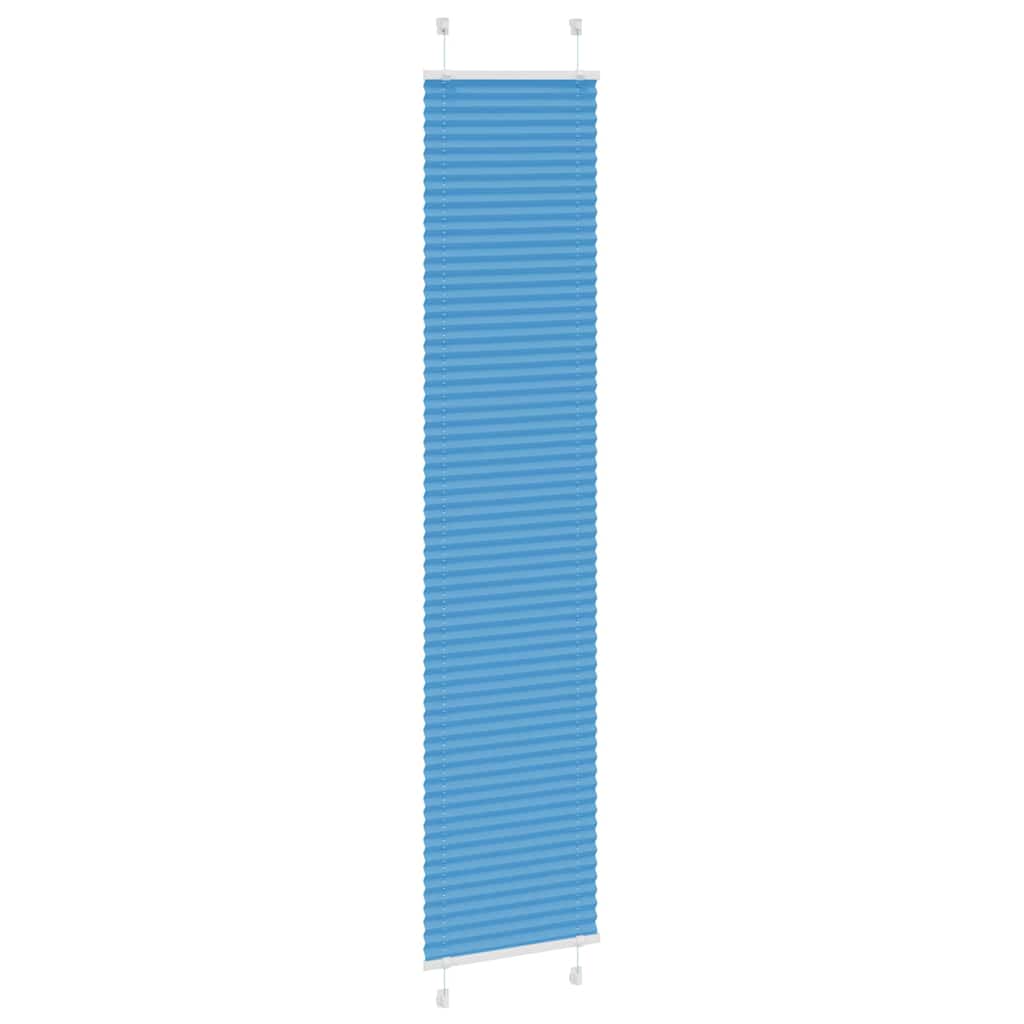 Plissé rolgordijn 40x200 cm stofbreedte 39,4 cm polyester blauw