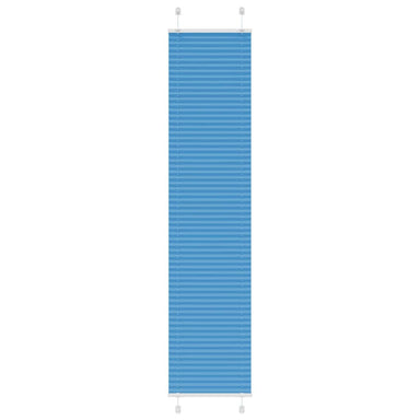 Plissé rolgordijn 50x200 cm stofbreedte 49,4 cm polyester blauw