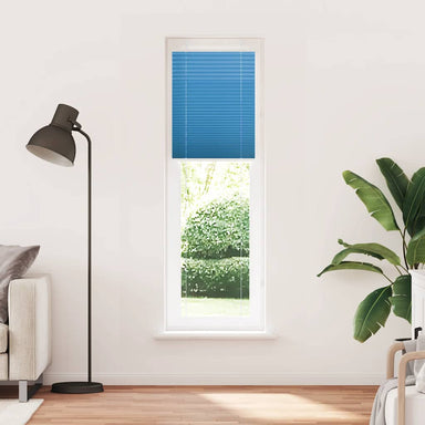 Plissé rolgordijn 55x200 cm stofbreedte 54,4 cm polyester blauw