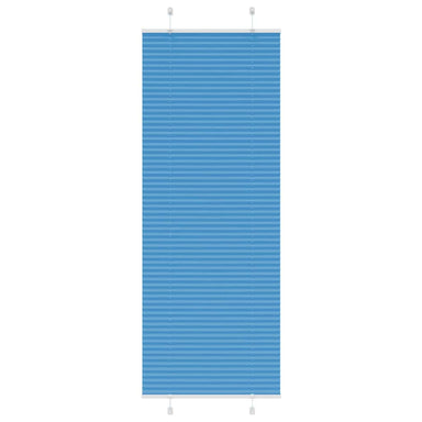 Plissé rolgordijn 80x200 cm stofbreedte 79,4 cm polyester blauw