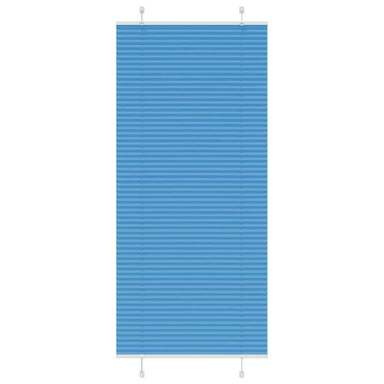 Plissé rolgordijn 85x200 cm stofbreedte 84,4 cm polyester blauw