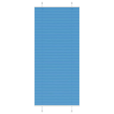 Plissé rolgordijn 95x200 cm stofbreedte 94,4 cm polyester blauw