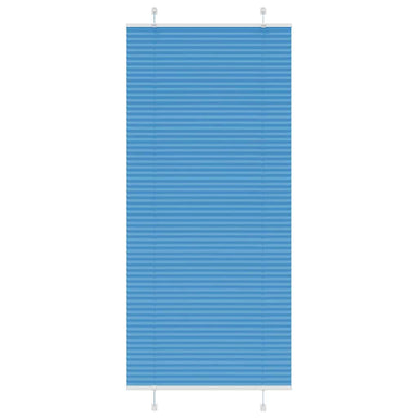 Plissé rolgordijn 100x200cm stofbreedte 99,4 cm polyester blauw