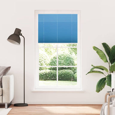 Plissé rolgordijn 105x200cm stofbreedte 104,4cm polyester blauw