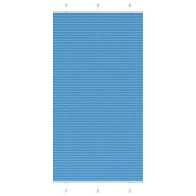 Plissé rolgordijn 110x200cm stofbreedte 109,4cm polyester blauw