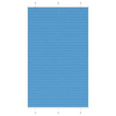 Plissé rolgordijn 115x200cm stofbreedte 114,4cm polyester blauw