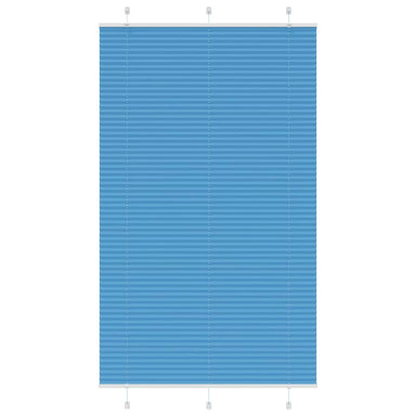 Plissé rolgordijn 120x200cm stofbreedte 119,4cm polyester blauw