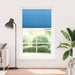 Plissé rolgordijn 120x200cm stofbreedte 119,4cm polyester blauw