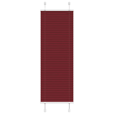 Plissé rolgordijn 40x100 cm stofbreedte 39,4 cm bordeauxrood