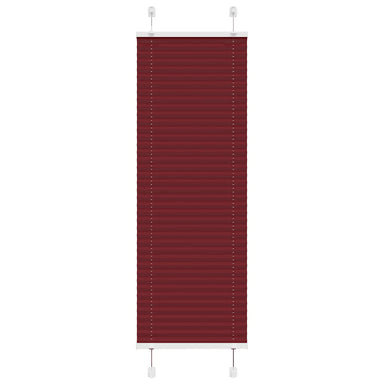 Plissé rolgordijn 45x100 cm stofbreedte 44,4 cm bordeauxrood