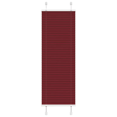 Plissé rolgordijn 50x100 cm stofbreedte 49,4 cm bordeauxrood
