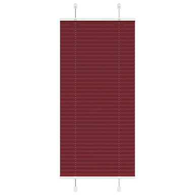 Plissé rolgordijn 60x100 cm stofbreedte 59,4 cm bordeauxrood