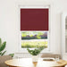 Plissé rolgordijn 70x100 cm stofbreedte 69,4 cm bordeauxrood