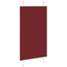 Plissé rolgordijn 75x100 cm stofbreedte 74,4 cm bordeauxrood