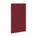 Plissé rolgordijn 80x100 cm stofbreedte 79,4 cm bordeauxrood