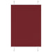 Plissé rolgordijn 100x100 cm stofbreedte 99,4cm bordeauxrood