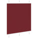 Plissé rolgordijn 115x100cm stofbreedte 114,4cm bordeauxrood