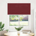 Plissé rolgordijn 120x100cm stofbreedte 119,4cm bordeauxrood