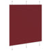 Plissé rolgordijn 120x100cm stofbreedte 119,4cm bordeauxrood