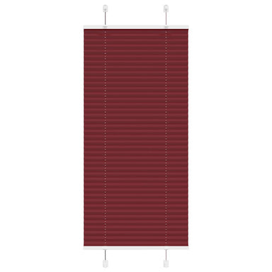 Plissé rolgordijn 60x150 cm stofbreedte 59,4 cm bordeauxrood