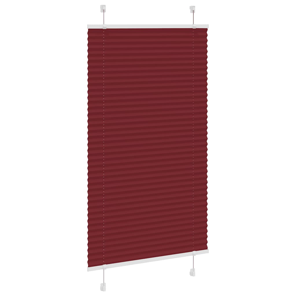Plissé rolgordijn 70x150 cm stofbreedte 69,4 cm bordeauxrood