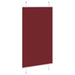Plissé rolgordijn 75x150 cm stofbreedte 74,4 cm bordeauxrood