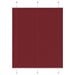 Plissé rolgordijn 105x150cm stofbreedte 104,4cm bordeauxrood