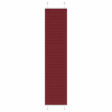 Plissé rolgordijn 40x200 cm stofbreedte 39,4 cm bordeauxrood