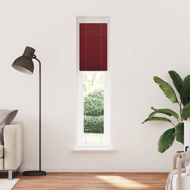 Plissé rolgordijn 50x200 cm stofbreedte 49,4 cm bordeauxrood