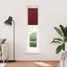 Plissé rolgordijn 50x200 cm stofbreedte 49,4 cm bordeauxrood