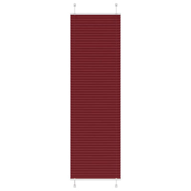 Plissé rolgordijn 55x200 cm stofbreedte 54,4 cm bordeauxrood