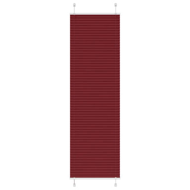Plissé rolgordijn 65x200 cm stofbreedte 64,4 cm bordeauxrood